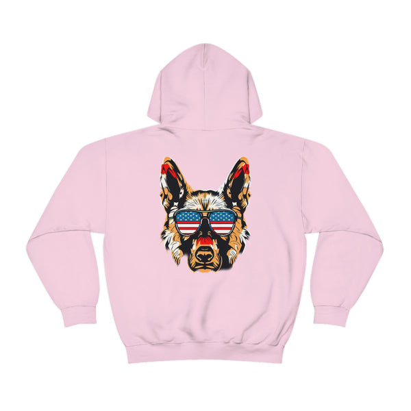 Huey Life July Dog 3 Unisex Heavy Blend™ Hooded Sweatshirt