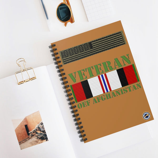 Huey Life OEF Veteran Spiral Notebook - Ruled Line - Huey's Sales