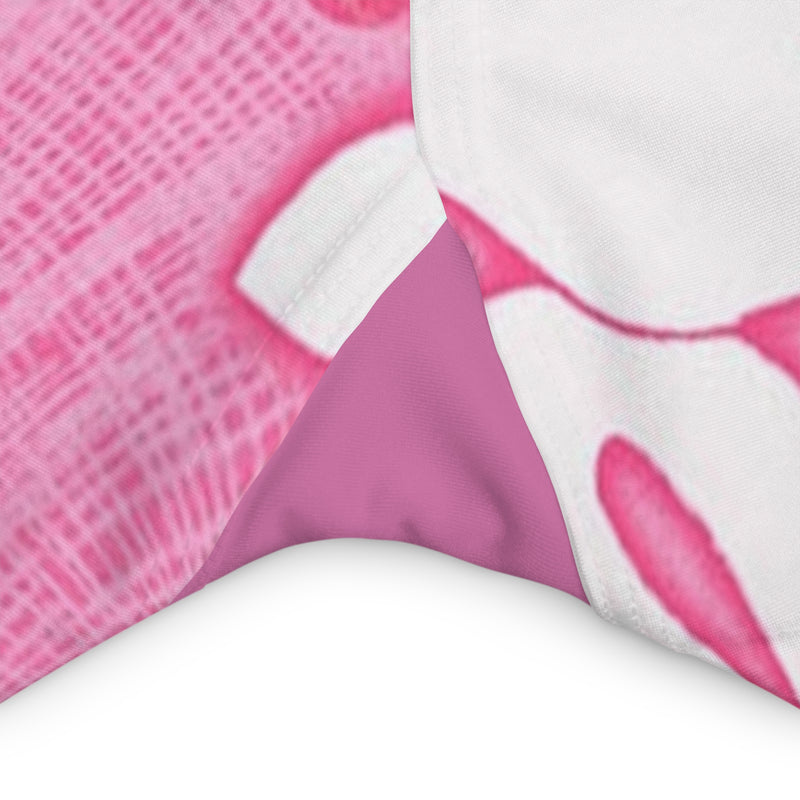 Huey Life Pink Hawaiian Flower High Waisted Yoga Shorts - Huey's Sales
