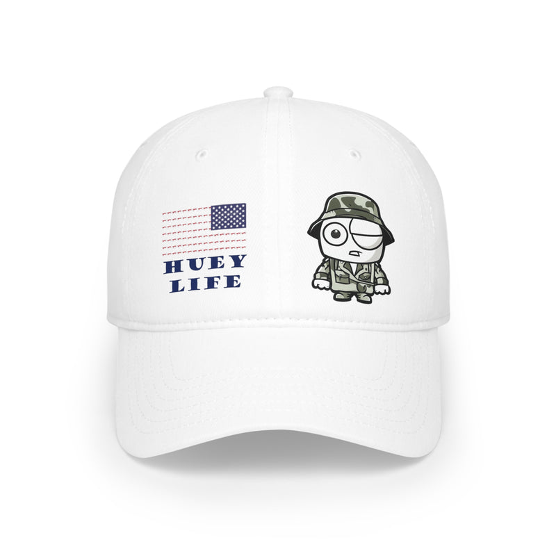 Huey Life ARMY Funny Hooah Low Profile Baseball Cap - Huey's Sales