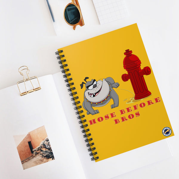 Huey Life Firefighter Funny Spiral Notebook - Ruled Line - Huey's Sales
