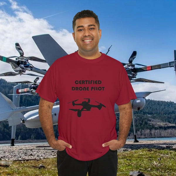 Huey Life Drone Pilot funny Unisex Heavy Cotton Tee