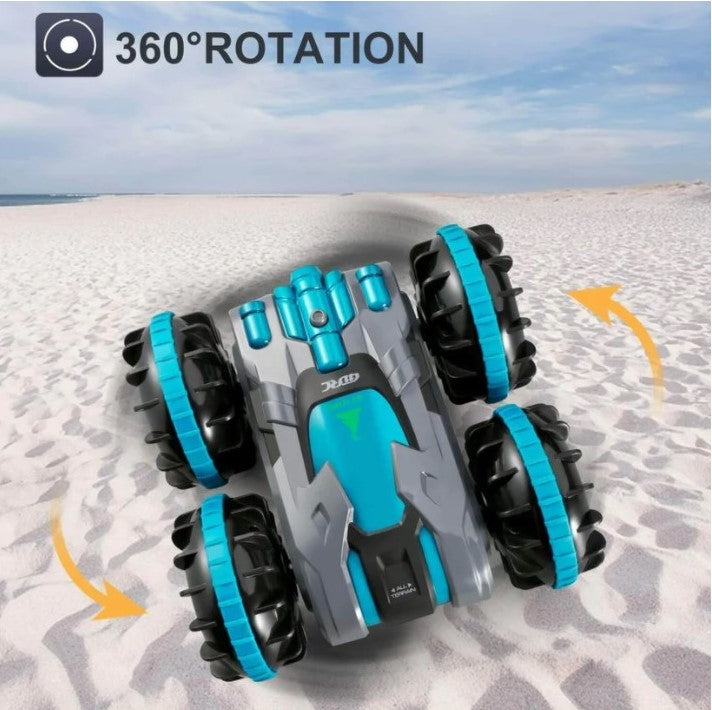 4D-C9 RC Car 2.4 GHz Amphibious Car Boat Toys for 5-12 Year Old Boys Gifts by 4DRC from Huey's Sales - Huey's Sales