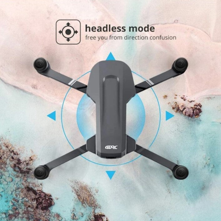 4DRC Fast F4 Brushless GPS Drone with electronically adjustable 4K camera, TF memory card support (32G storage recommended) from Huey's Sales - Huey's Sales
