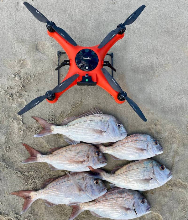 SwellPro Fisherman FD3 WaterProof Fishing Drone from Huey's Sales w/ 6 combos